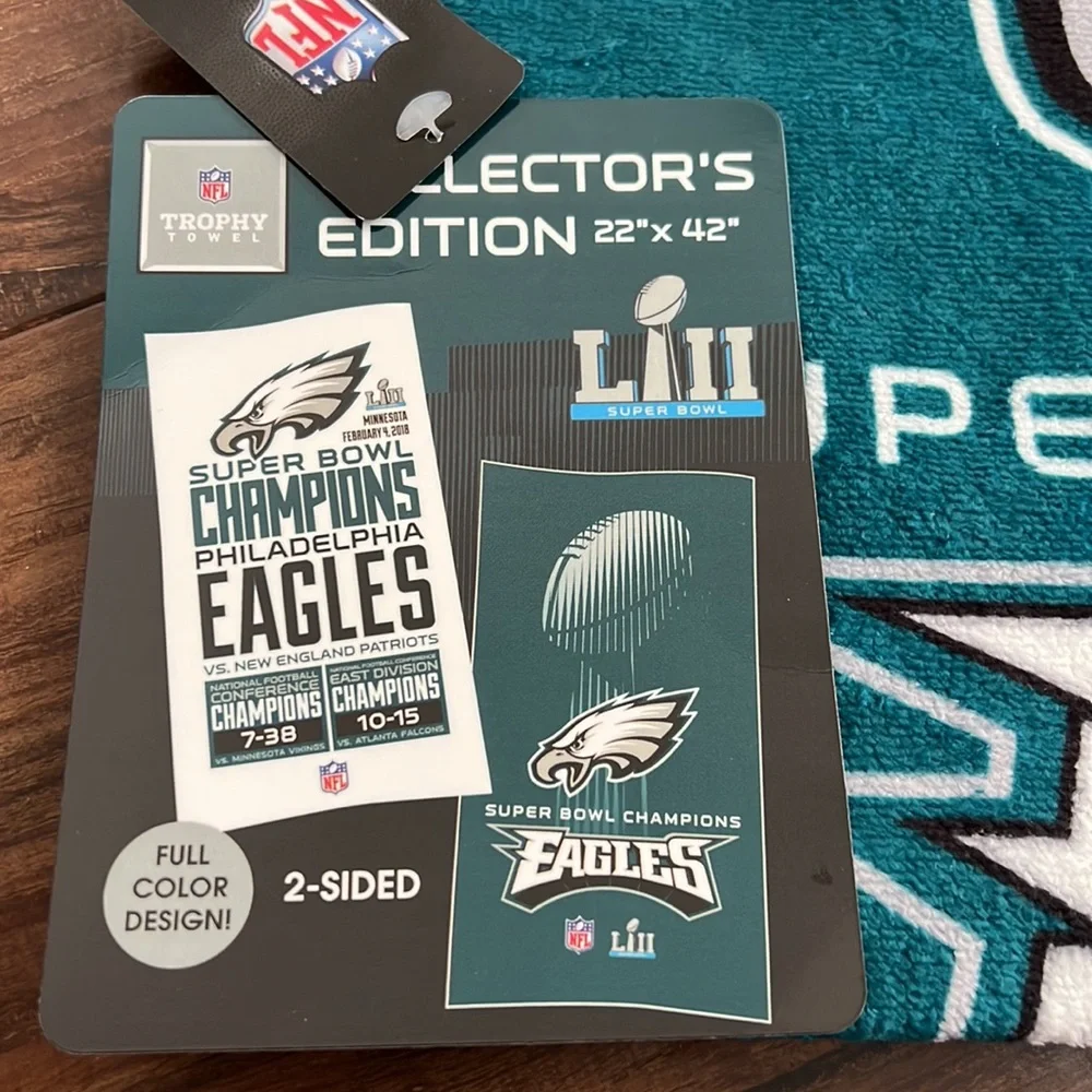 Philadelphia Eagles Super Bowl Champions locker room towel golf towel